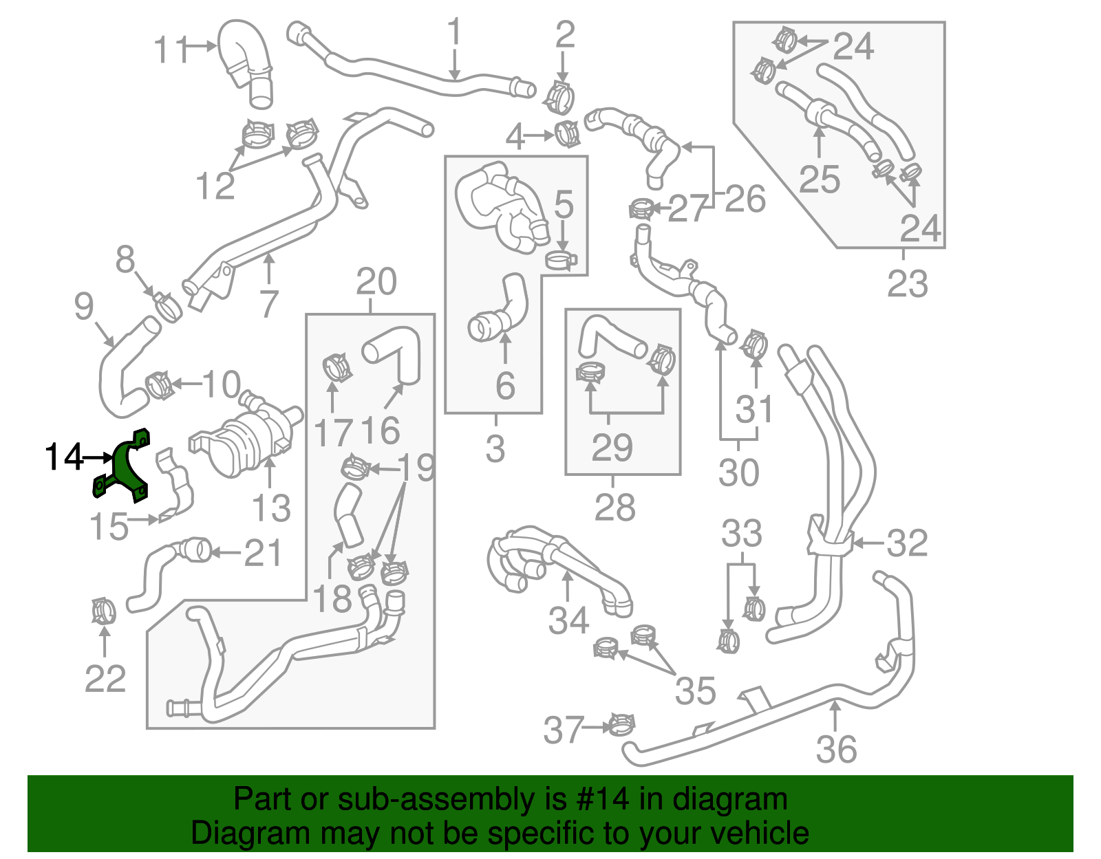 Engine Water Pump Bracket - Porsche (958-106-579-10)