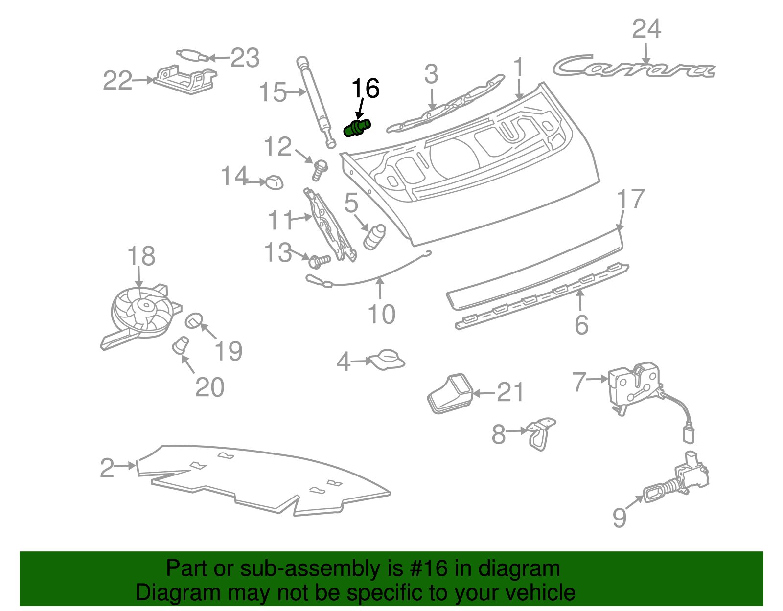 Support Cylinder Ball Stud - Porsche (999-167-051-03)