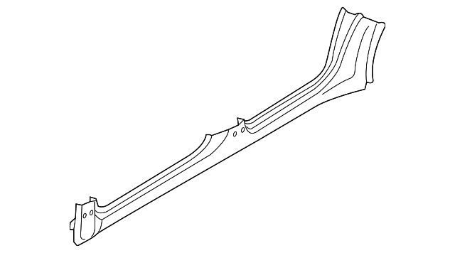Rocker Panel - Porsche (971-809-029-Y-GRV)