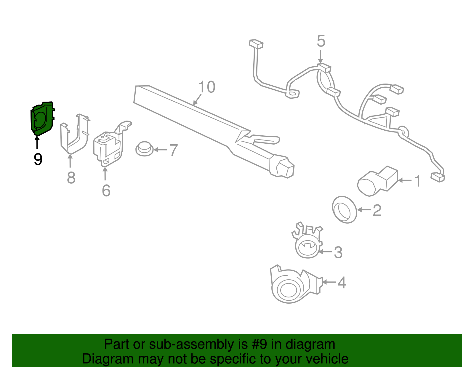 Trim Cover - Porsche (991-605-190-01-1E0)