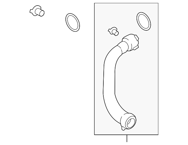 Lower Press Tube - Porsche (971-145-709-AC)