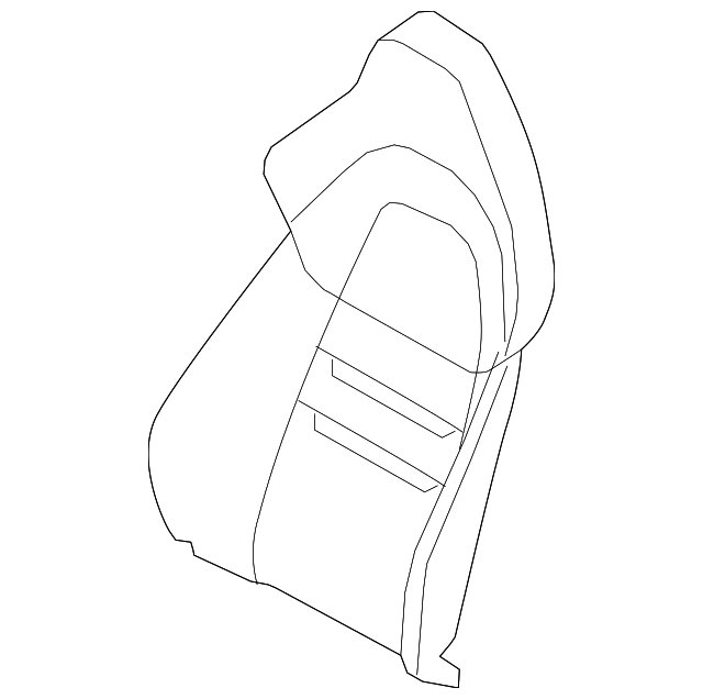 Seat Back Pad - Porsche (971-881-551-N)