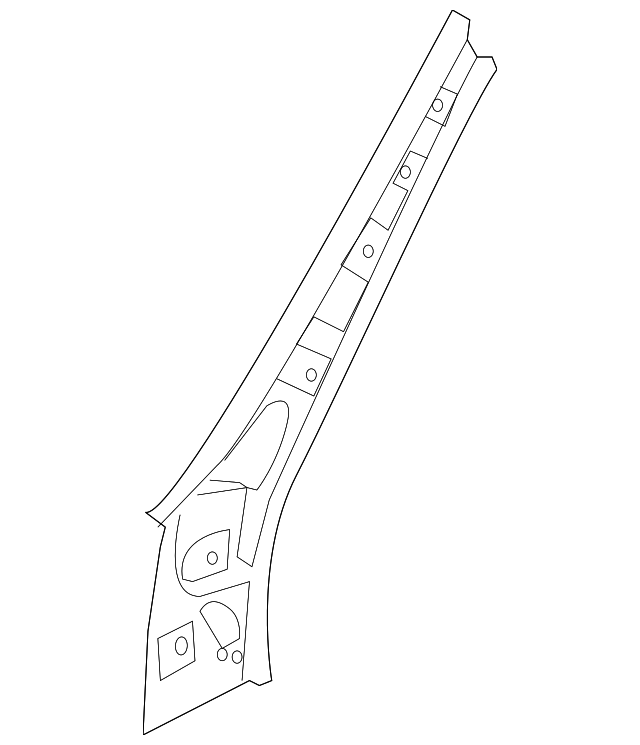 Windshield Pillar Reinforced - Porsche (970-502-437-03-GRV)