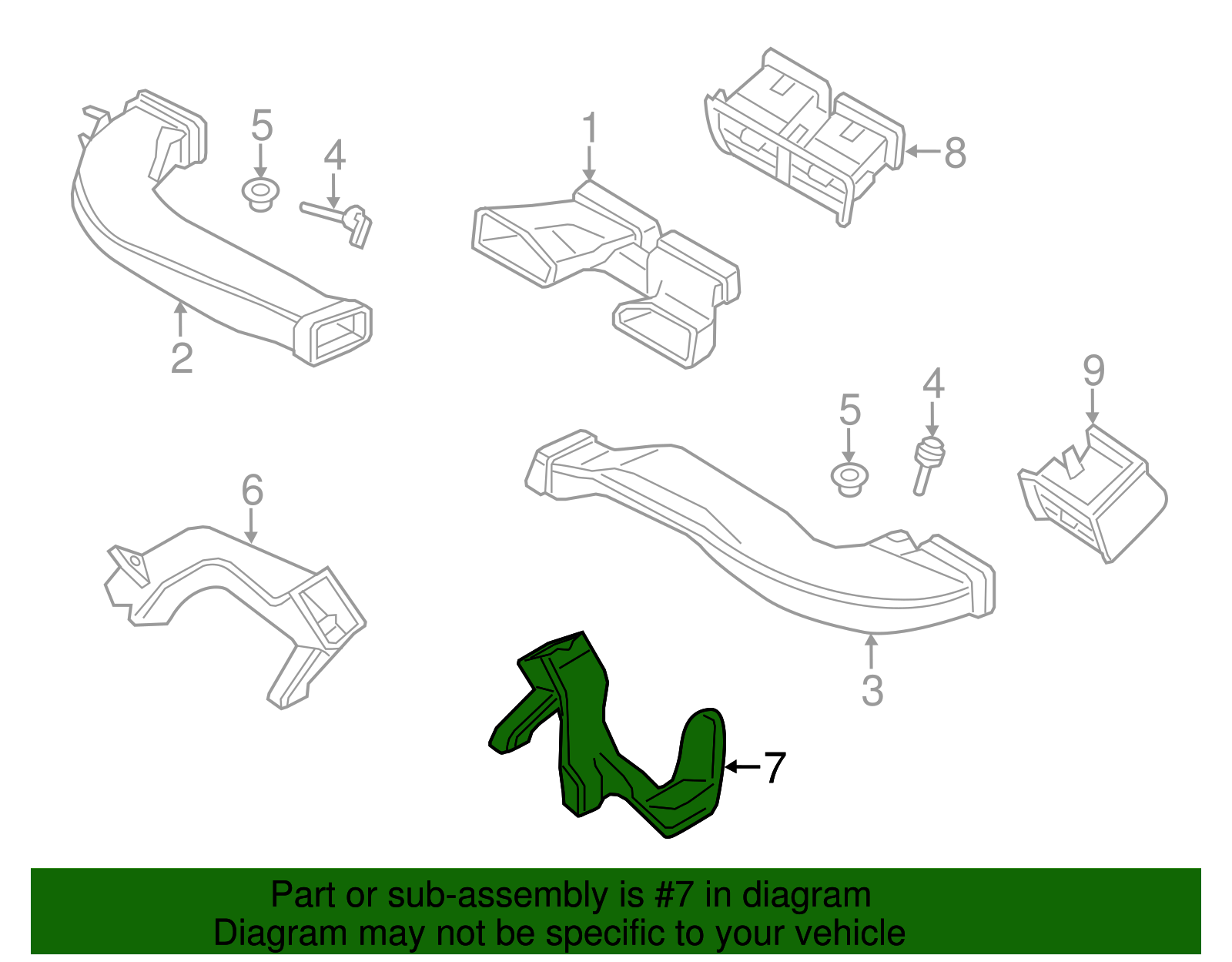 Floor Duct - Porsche (991-572-693-00)