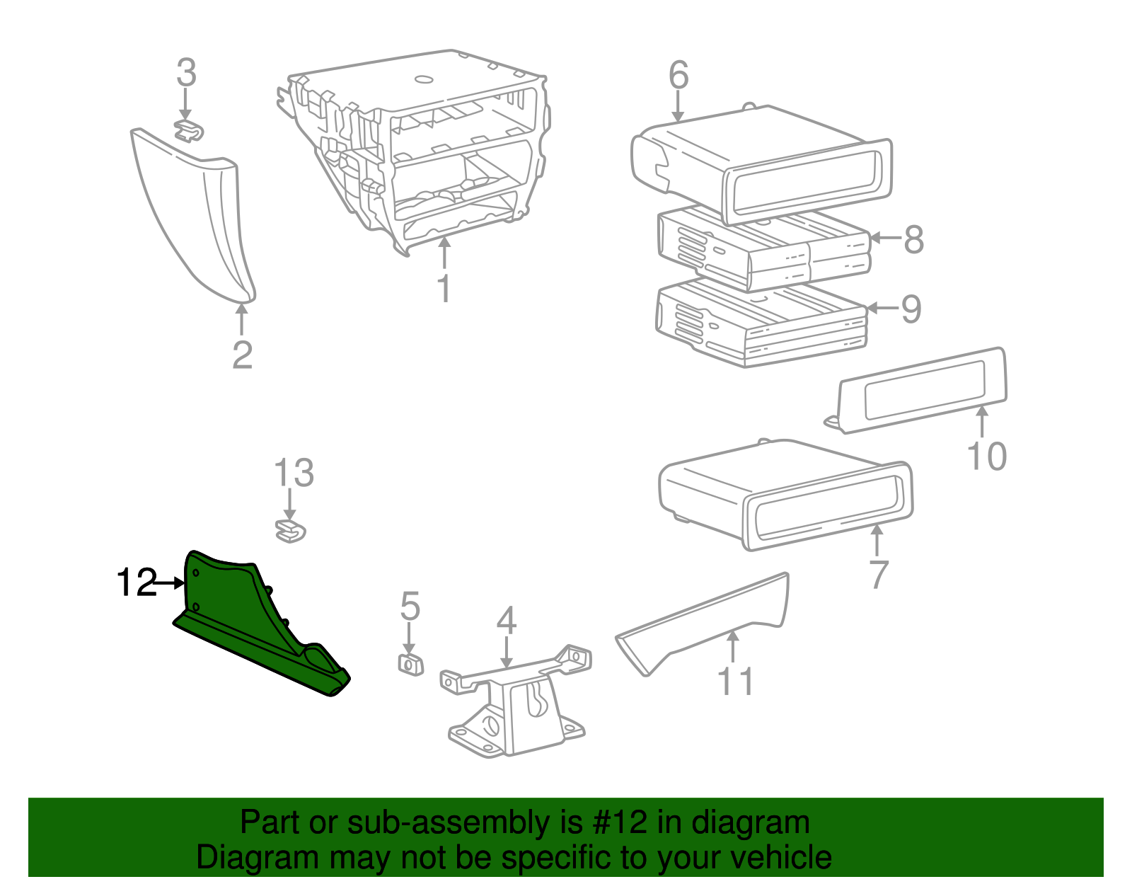 Carpet Trim - Porsche (996-552-113-02-G10)