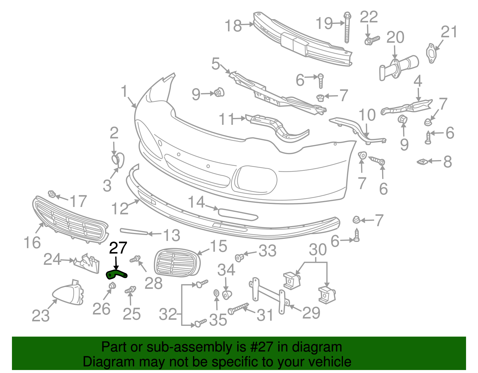 Lower Trim Base Plate - Porsche (996-505-523-00)