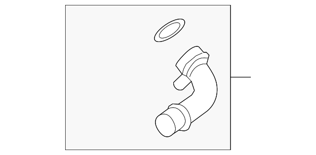 Radiator Coolant Hose Adapter - Porsche (PAC-121-137-B)