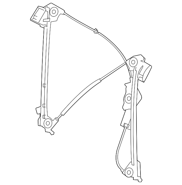 Window Regulator - Porsche (987-542-076-04)