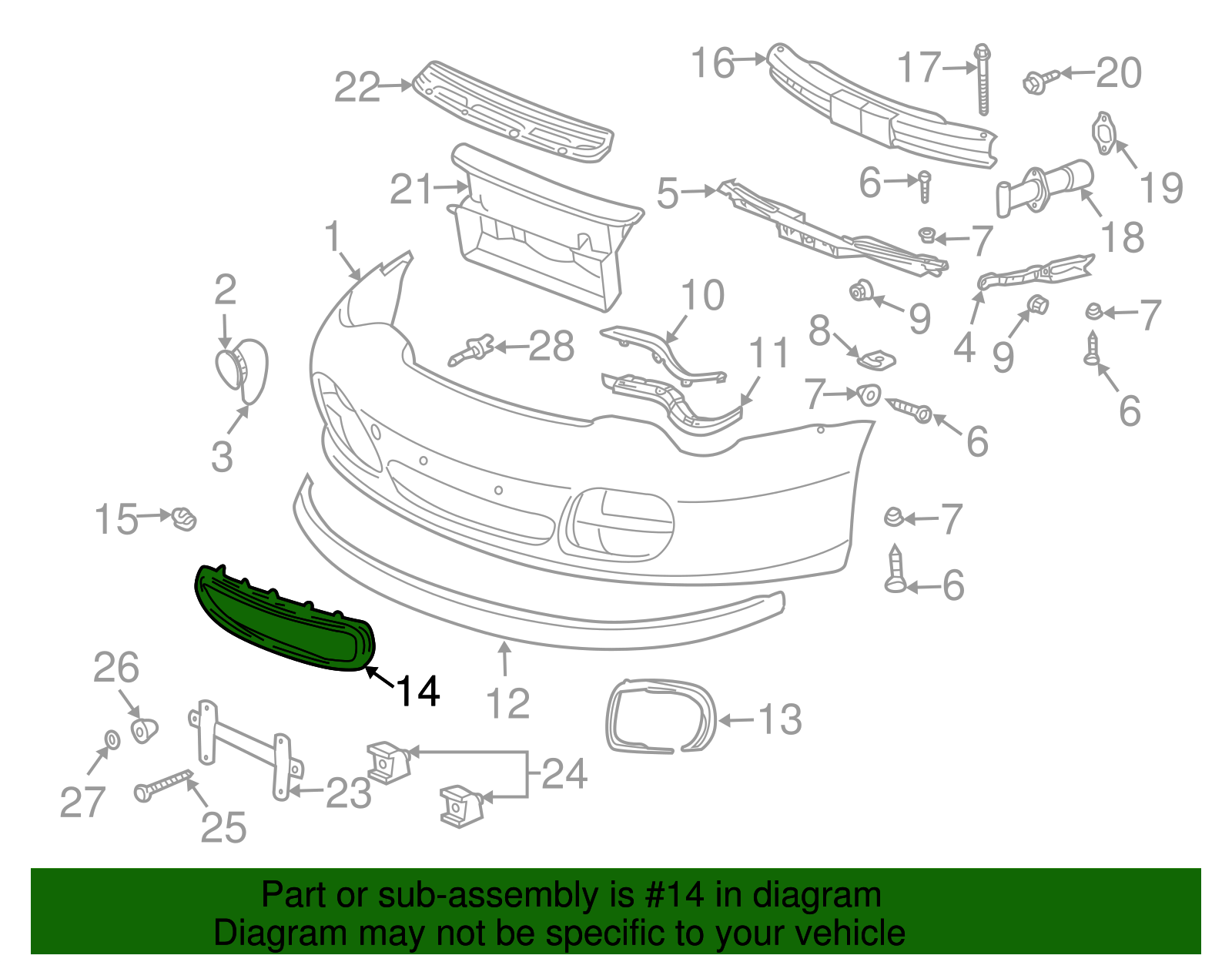 Air Inlet - Porsche (996-505-561-30-01C)