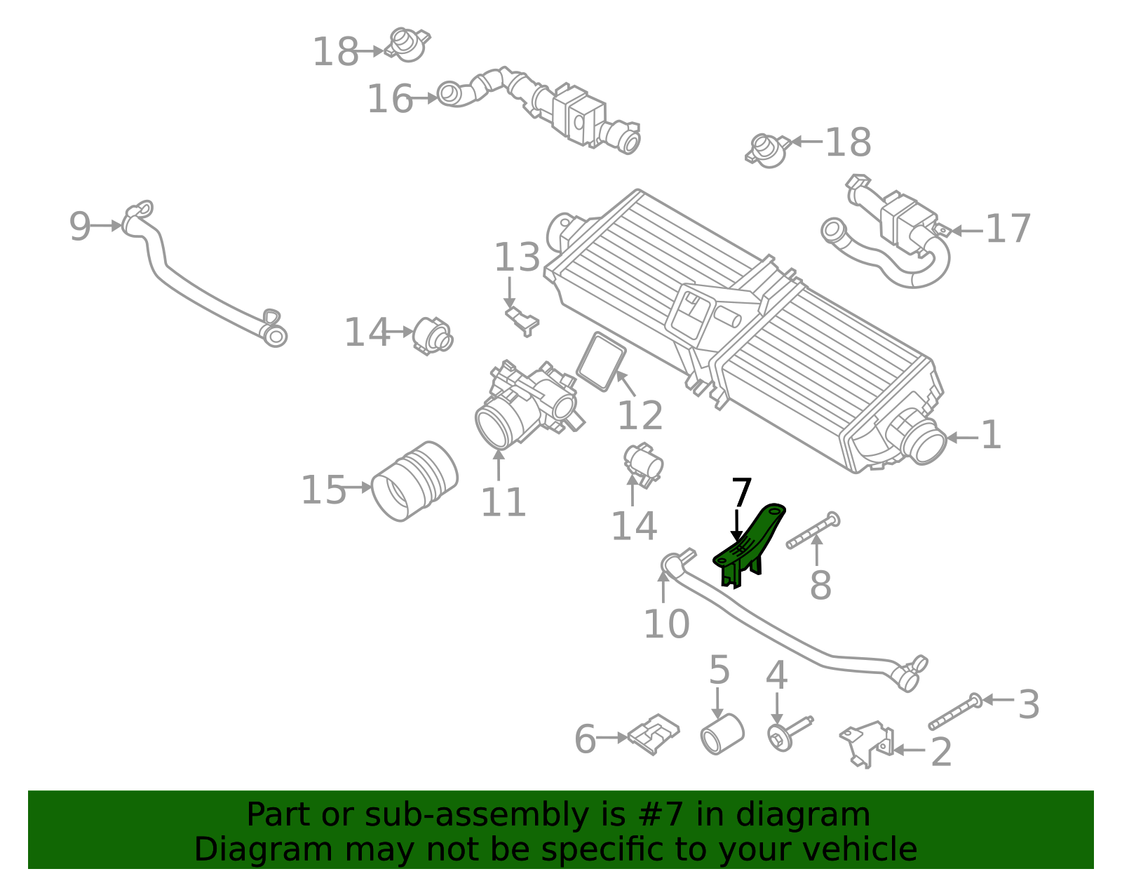 Inner Bracket - Porsche (992-145-842-B)