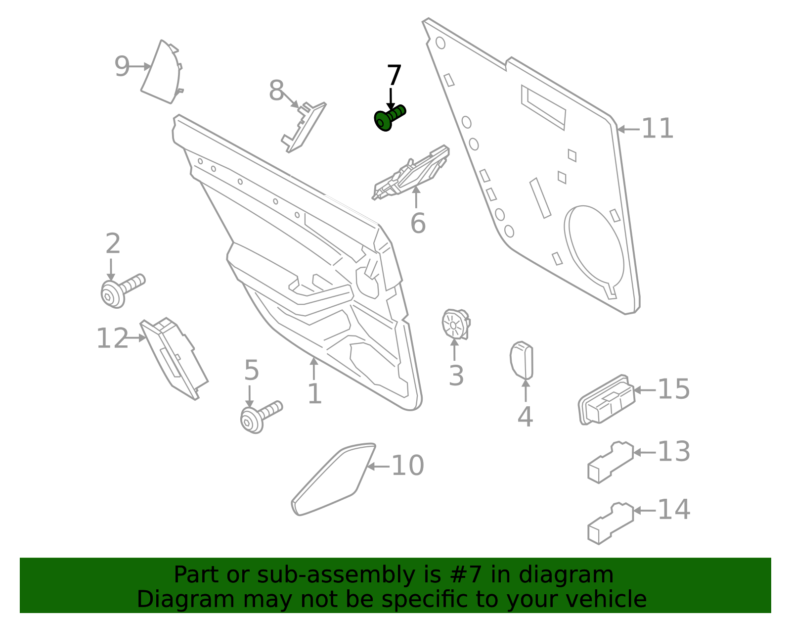 Seat Belt Assembly Lower Bolt - Porsche (N-910-742-01)