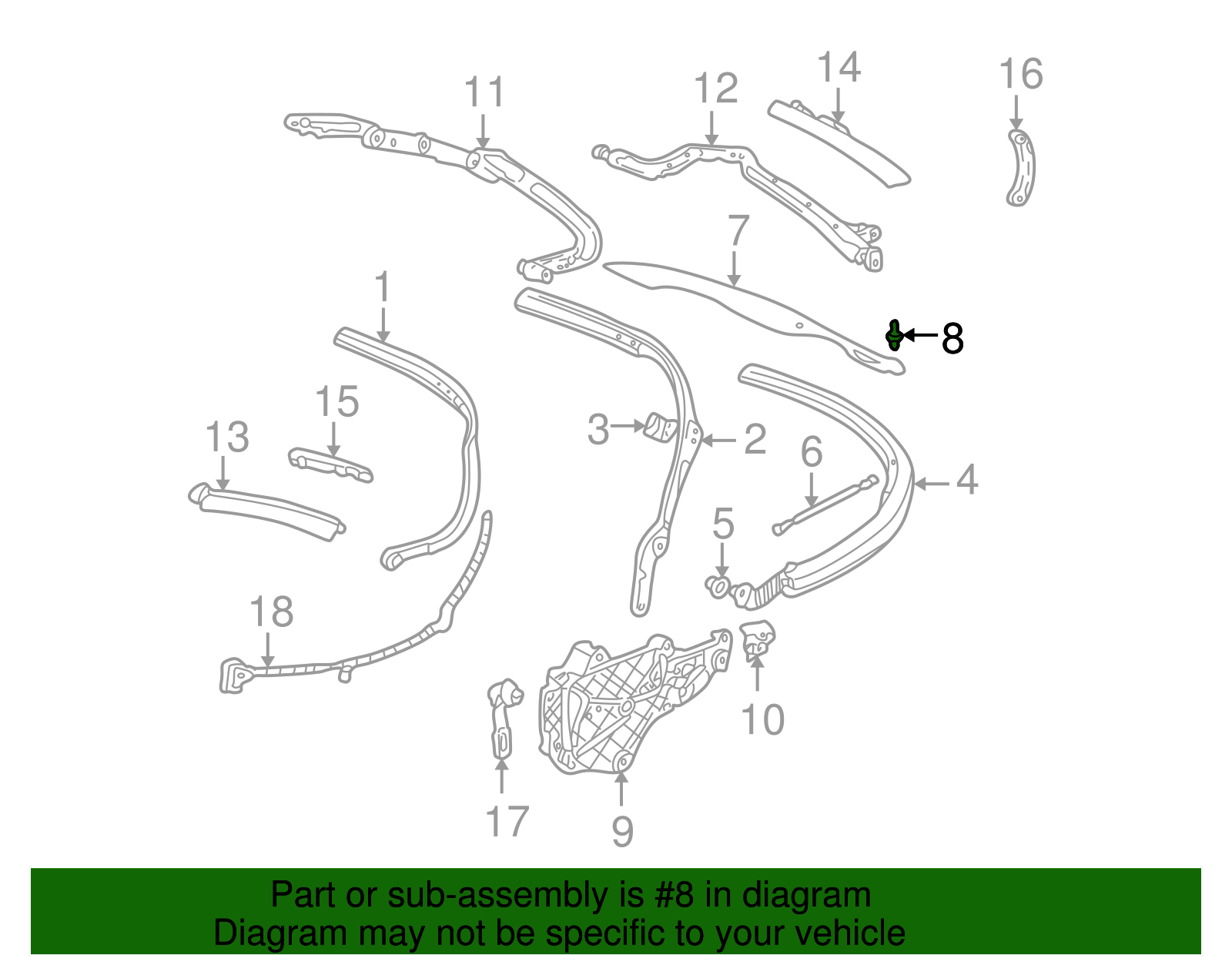 Strap Rivet - Porsche (999-190-446-30)