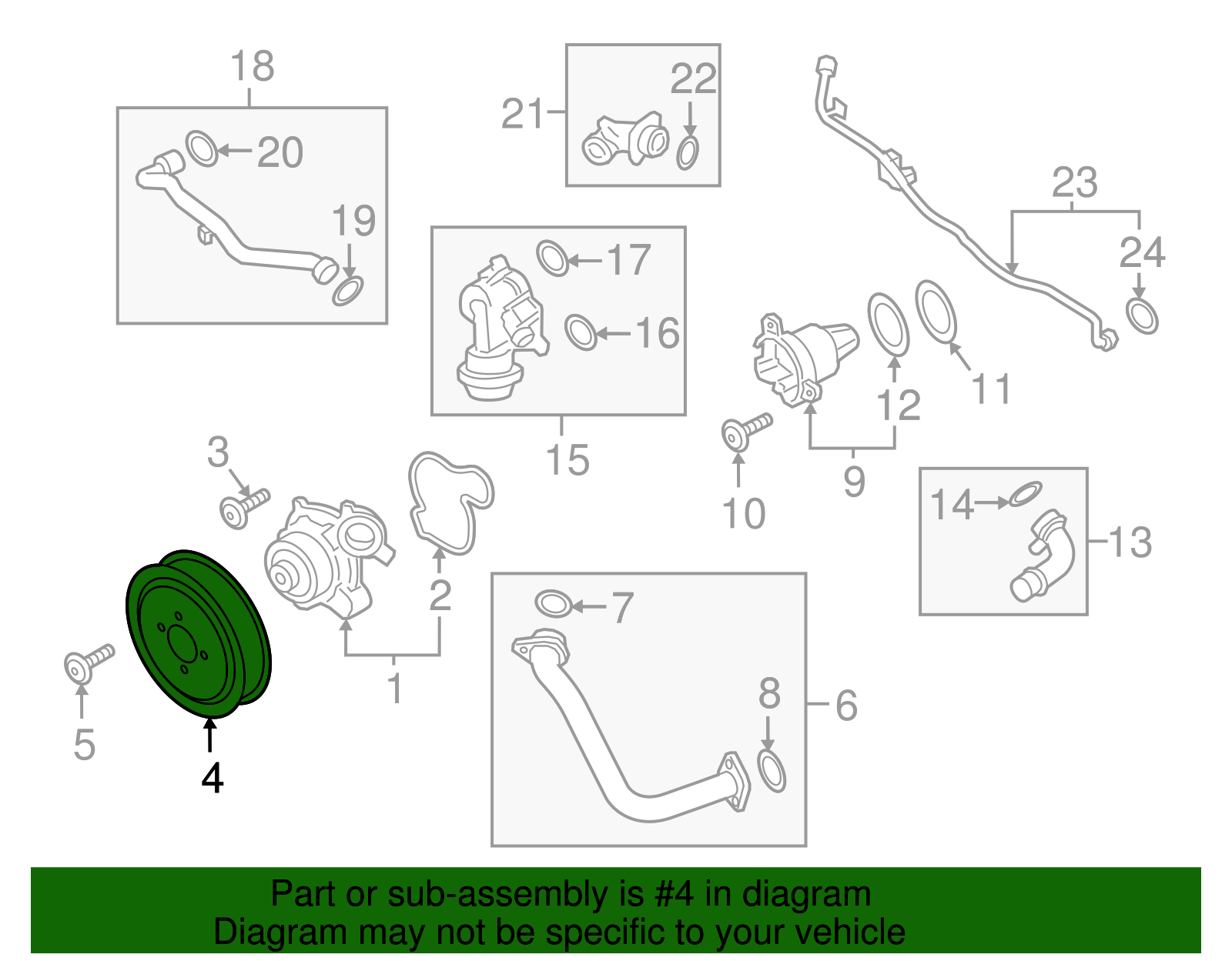 Pulley - Porsche (9A7-121-031-04)