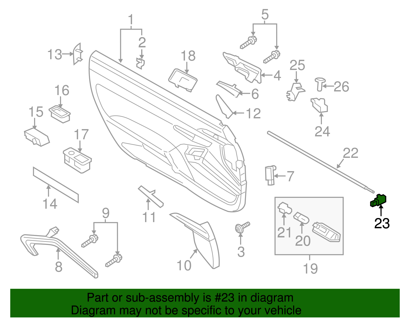 Courtesy Lamp - Porsche (7PP-947-101)