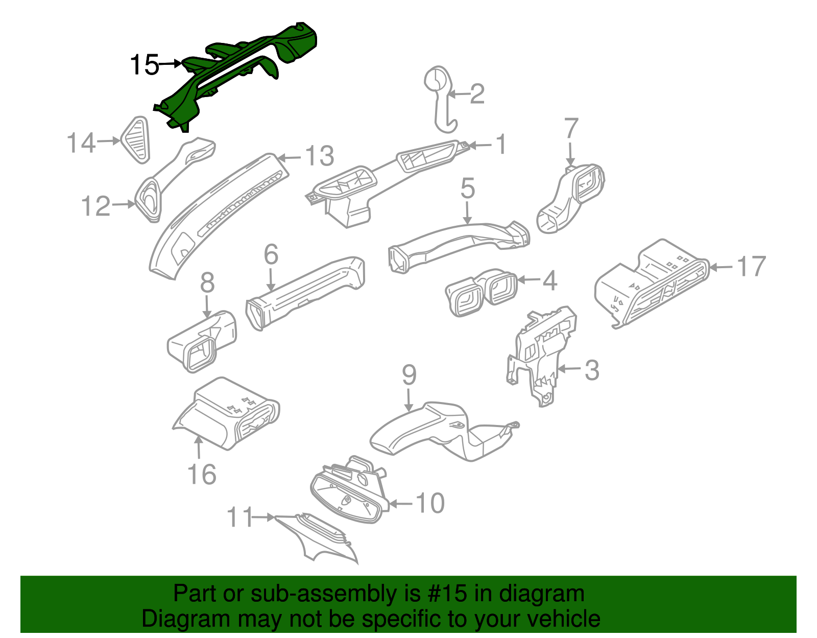 HVAC Duct Adapter - Porsche (997-552-271-02-A03)