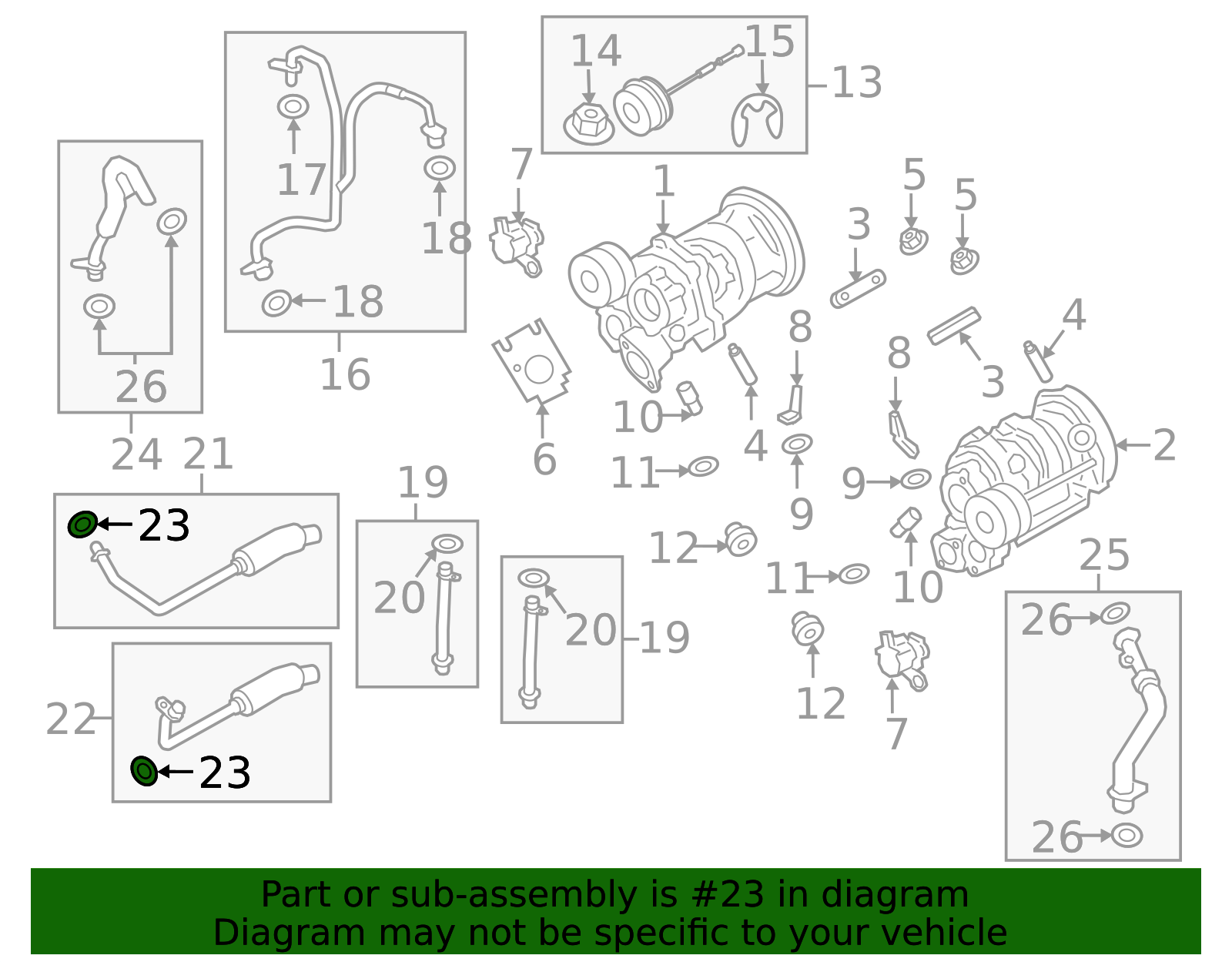 Water Inlet Tube O-Ring - Porsche (9A7-007-689-00)