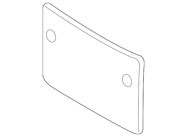 License Bracket - Porsche (970-701-051-11-1E0)