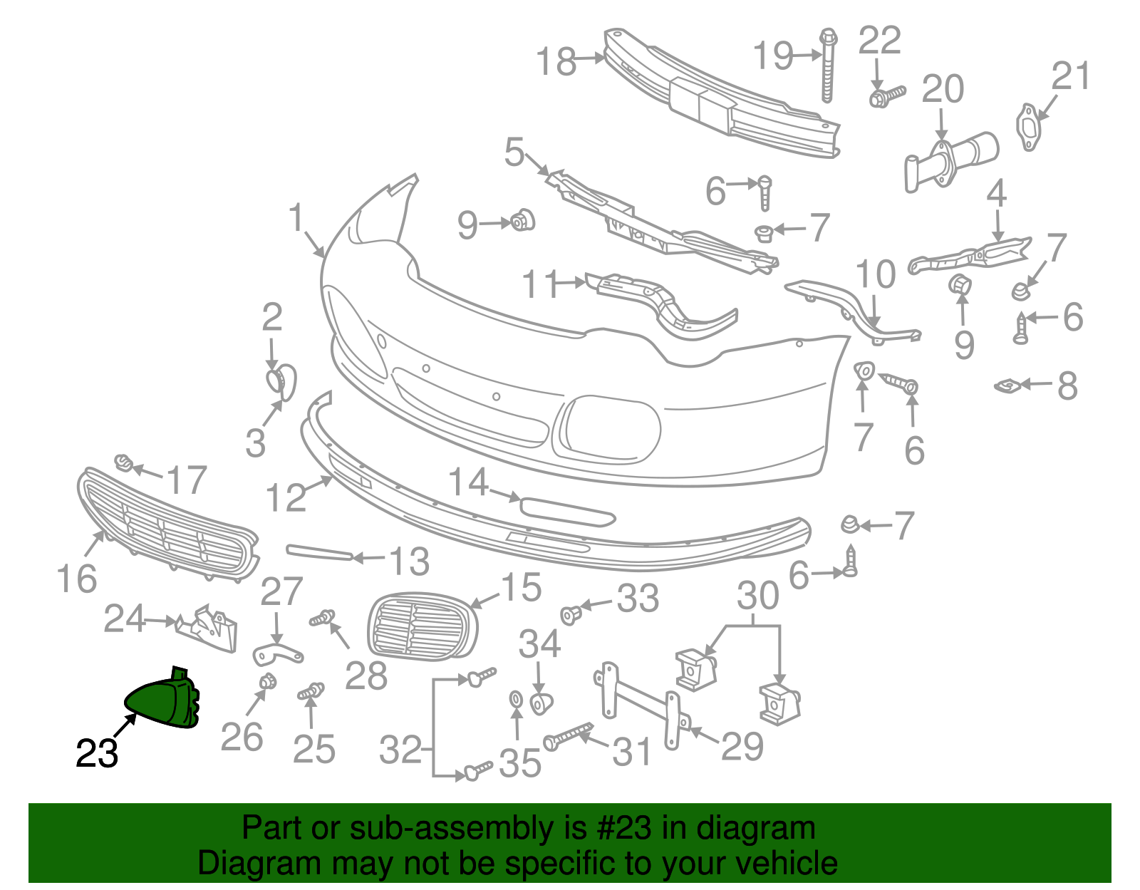 Lower Trim - Porsche (996-505-528-00-70C)